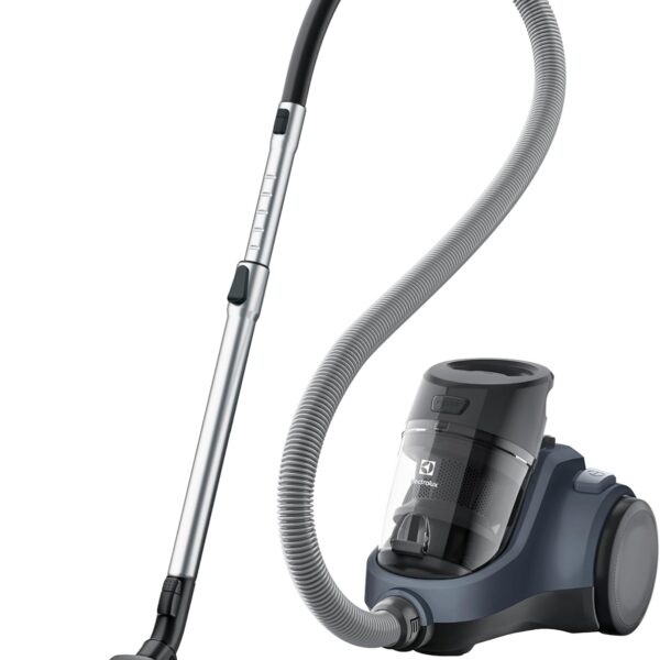 Electrolux 2000W Canister Bagless Vacuum Cleaner with 4 Steps Filtration & Washable Filter for Pet Hair, Carpet, Tile, Hard Floor, 1.8L Dust Capacity, Easy Emptying with Single Button Release, EC412DB
