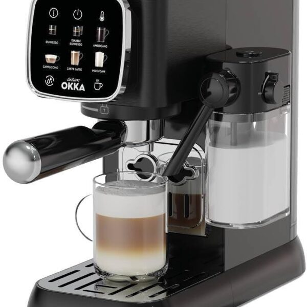 OK0032-0554 CHROME ARZUM OKKA ESPRESSO SOLO M SEMI AUTOMATIC