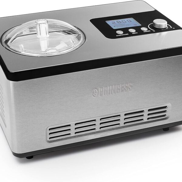 Princess Icecream Maker Deluxe, Silver, Prn.282604