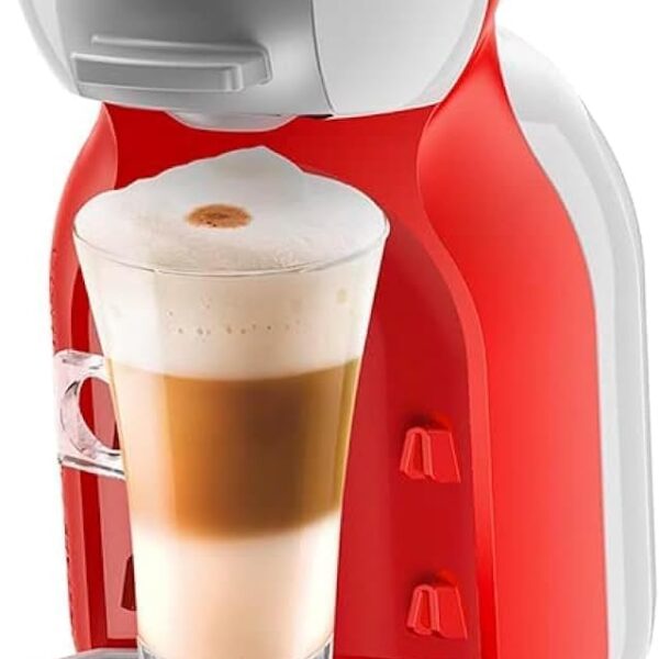 Nescafe Dolce Gusto by De'Longhi - MINI ME Automatic Capsule Coffee Machine, Compact & Powerful up to 15 Bar Pressure, Cappuccino, Grande, Tea, Hot Chocolate & Espresso Coffee Maker, EDG305.WR, RED