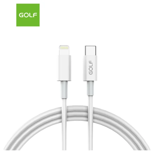 Golf USB Type-C To Lightning Cable 1m White