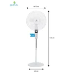 Gratus Pedestal Fan GRSF20122HAHC
