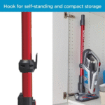 BLACK+DECKER 21.6V 2Ah Li-Ion 500ml 3-in-1 Cordless Stick Vacuum with Jack Plug Charger Red BHFE620J-GB