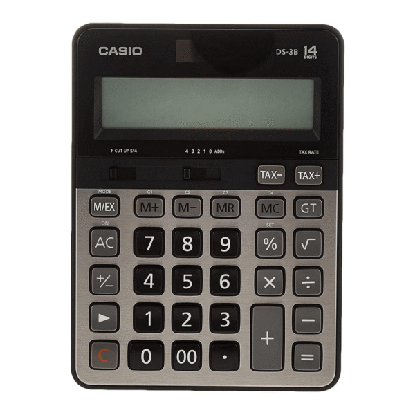 Casio Heavy Duty Office Calculator ,BLACK,GREY DS-3B