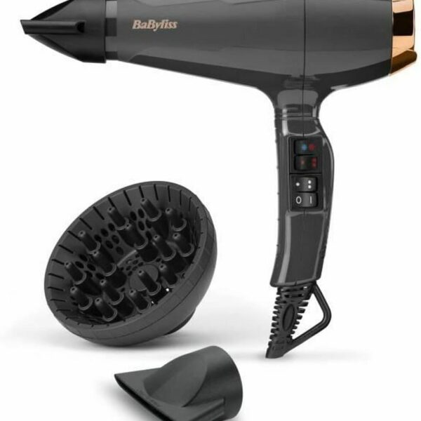 BaByliss Italian Air Pro 2200, Grey, AC Motor, 2200 W Power, ion Technology, 6719DE
