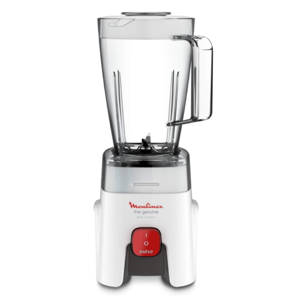 Moulinex Blender, Genuine 1.75 L Blender mixer, with Grinder and Grater Accessories, One Speed and Pulse Function, LM242B27
