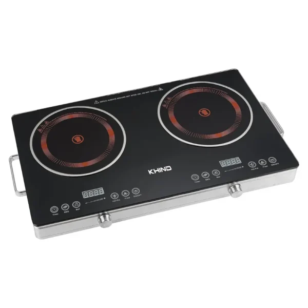 KHIND intelligent Infrared cooker Polisshed Crystal Plate to Last Longer IRC3002D