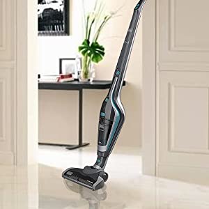 Black & Decker 14.4V 28.8Wh Cordless Stick Vacuum Cleaner, 2Ah Lithium-Ion Battery 2in1 Floor, Detachable Handheld Vacuum, Self Standing Mode and a Dust bowl Capacity 500ml SVA420B-B5 2 Years Warranty