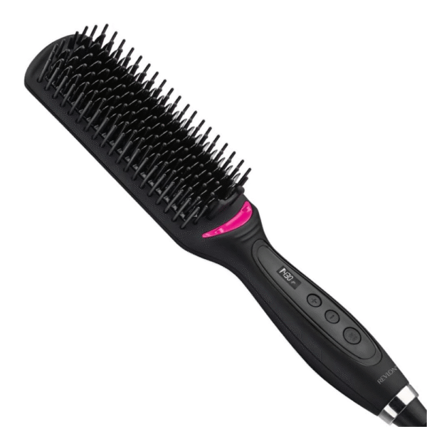 Revlon  One Step Straight and Shine Heated Brush. Ionic technology,RVST2168   10 digital LCD settings, One Size