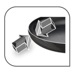 Tefal Tempo Flame 26 Cm Frypan, With Thermo Spot, Red, Aluminum, C3040583