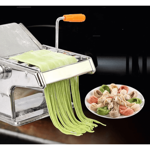 Stainless Steel Manual Pasta Maker, Noodle Sheeter, Dough Sheeter Machine
