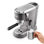 De'Longhi DEDICA METALLICS Coffee Machine Barista Pump Manual Espresso Maker EC785.GY
