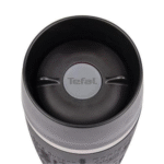Tefal Stainless Steel/Plastic Travel Mug, Black, 0.36 Liters, K3081114