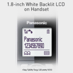 Panasonic Kx-Tg6811 Single Dect Cordless Telephone, Black&Grey