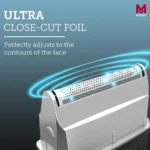 Moser Mobile Shaver Cordless Shaver 3615-0052, Black/Silver