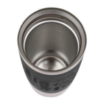 Tefal Stainless Steel/Plastic Travel Mug, Black, 0.36 Liters, K3081114