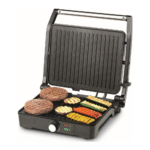 KENWOOD Grill Contact Health Grill HGM31.000SI Black/Silver 2000W