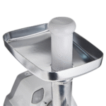 KENWOOD Meat Grinder 2100W Meat Mincer with Kibbeh Maker, Sausage Maker, Biscuit Attachment, Feed Tube Pusher, 3 Stainless Steel Screens for Fine, Medium & Coarse Results MGP40.000WH White