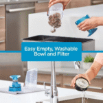 BLACK+DECKER 21.6V 2Ah Li-Ion 500ml 3-in-1 Cordless Stick Vacuum with Jack Plug Charger Red BHFE620J-GB