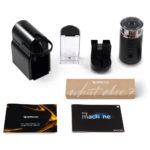 De'Longhi Nespresso Inissia with Aeroccino EN80.BAE, Automatic Coffee Machine with Milk Frother, Single-Serve Capsule Coffee Machine, Welcome Set Included, Compact Design, 19 Bar, 1260W, Black