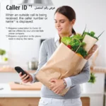 Panasonic DIGITAL CORDLESS PHONE WITH 3 HEADSTES KXTG2713, Black