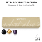 De'Longhi Nespresso Inissia with Aeroccino EN80.BAE, Automatic Coffee Machine with Milk Frother, Single-Serve Capsule Coffee Machine, Welcome Set Included, Compact Design, 19 Bar, 1260W, Black