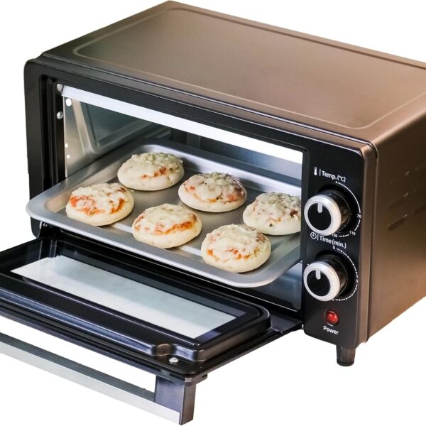 Panasonic 9L Double Glazed Glass Toaster Oven With Upper & Lower Heaters, Toaster Oven For Baking & Toasting With 70°–230°C Temperature Control (Model Nt-H900)"Min 1 year manufacturer warranty"