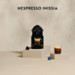 De'Longhi Nespresso Inissia with Aeroccino EN80.BAE, Automatic Coffee Machine with Milk Frother, Single-Serve Capsule Coffee Machine, Welcome Set Included, Compact Design, 19 Bar, 1260W, Black