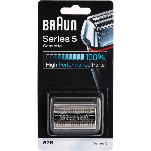 Braun Shaver Head 52S Replacement Foil and Cutter Cassette Multi Silver BLS Combi Pack