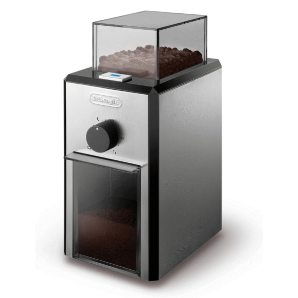 De'Longhi Burr Coffee Grinder with Grind Selector and Quantity Control- International Version KG89
