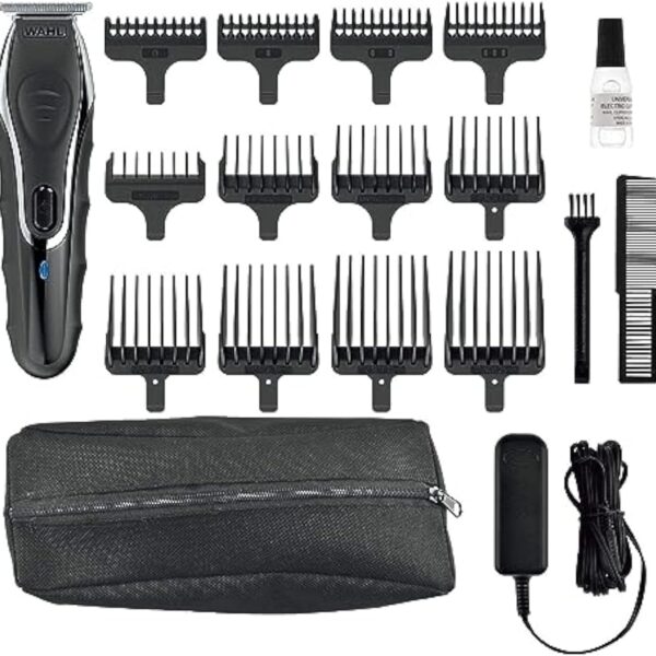 WAHL Aqua Blade Trimmer, Ultra-Close T-Blade For Wet & Dry Shaves, Long-Lasting Lithium-Ion Battery, Self-Sharpening Blades And Smart LED Indicator, 09899-927